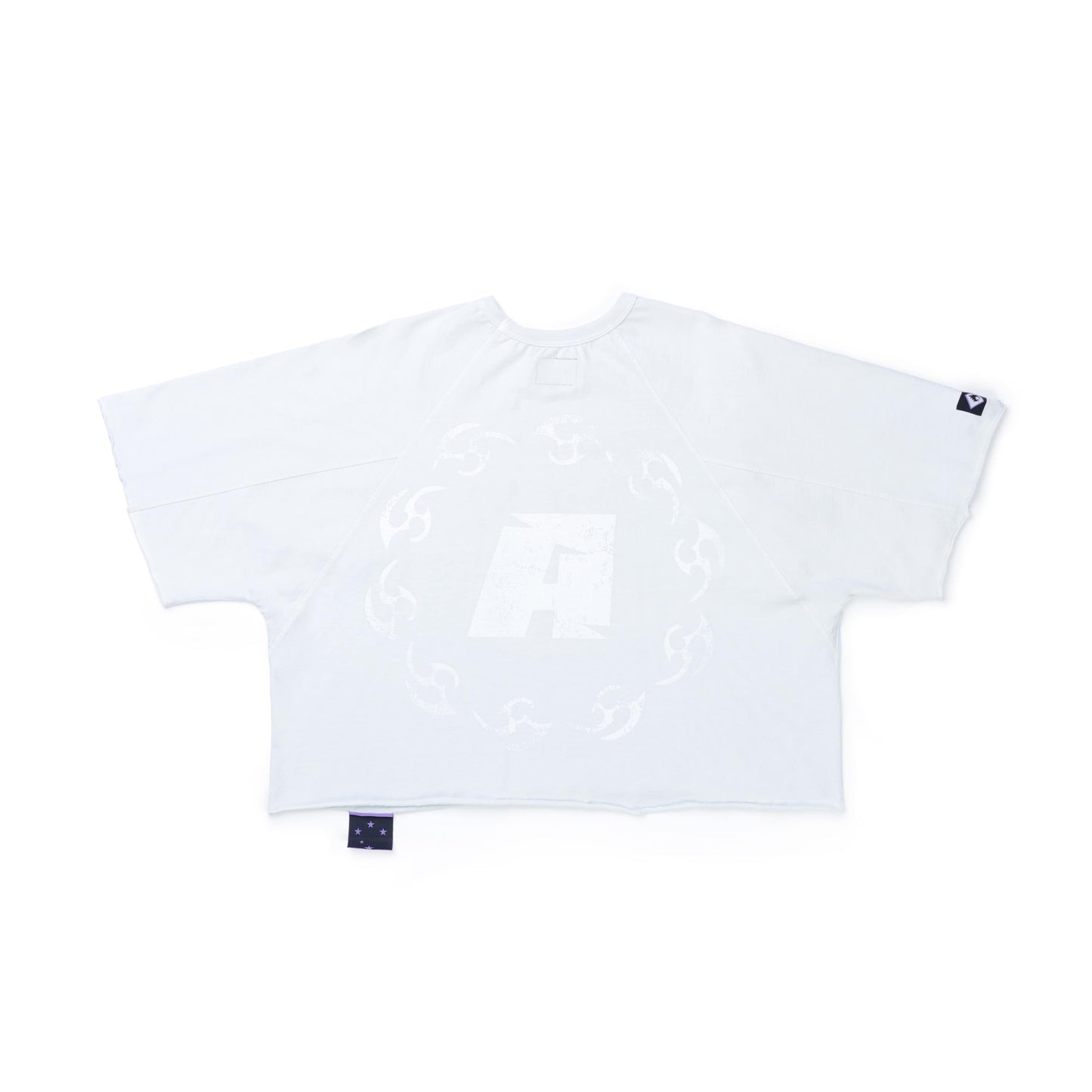 AFI MOCKNECK TEE - BABY BLUE