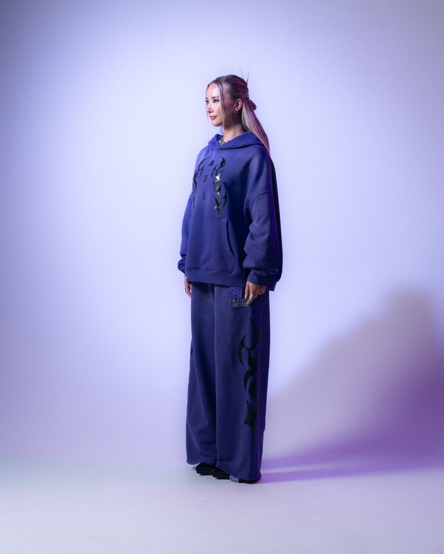 AFI OVERSIZED HOODIE - PURPLE