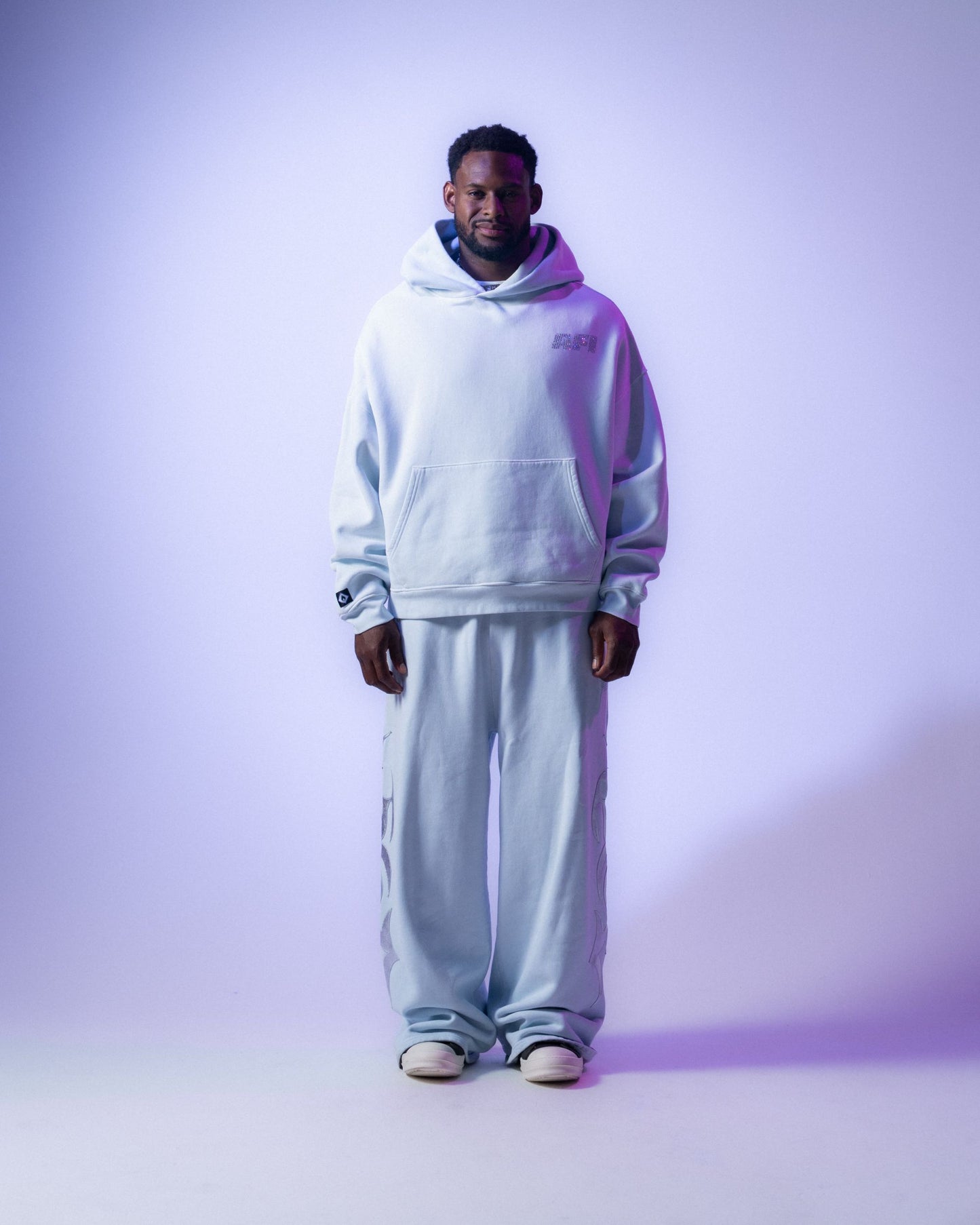 AFI OVERSIZED HOODIE - BABY BLUE