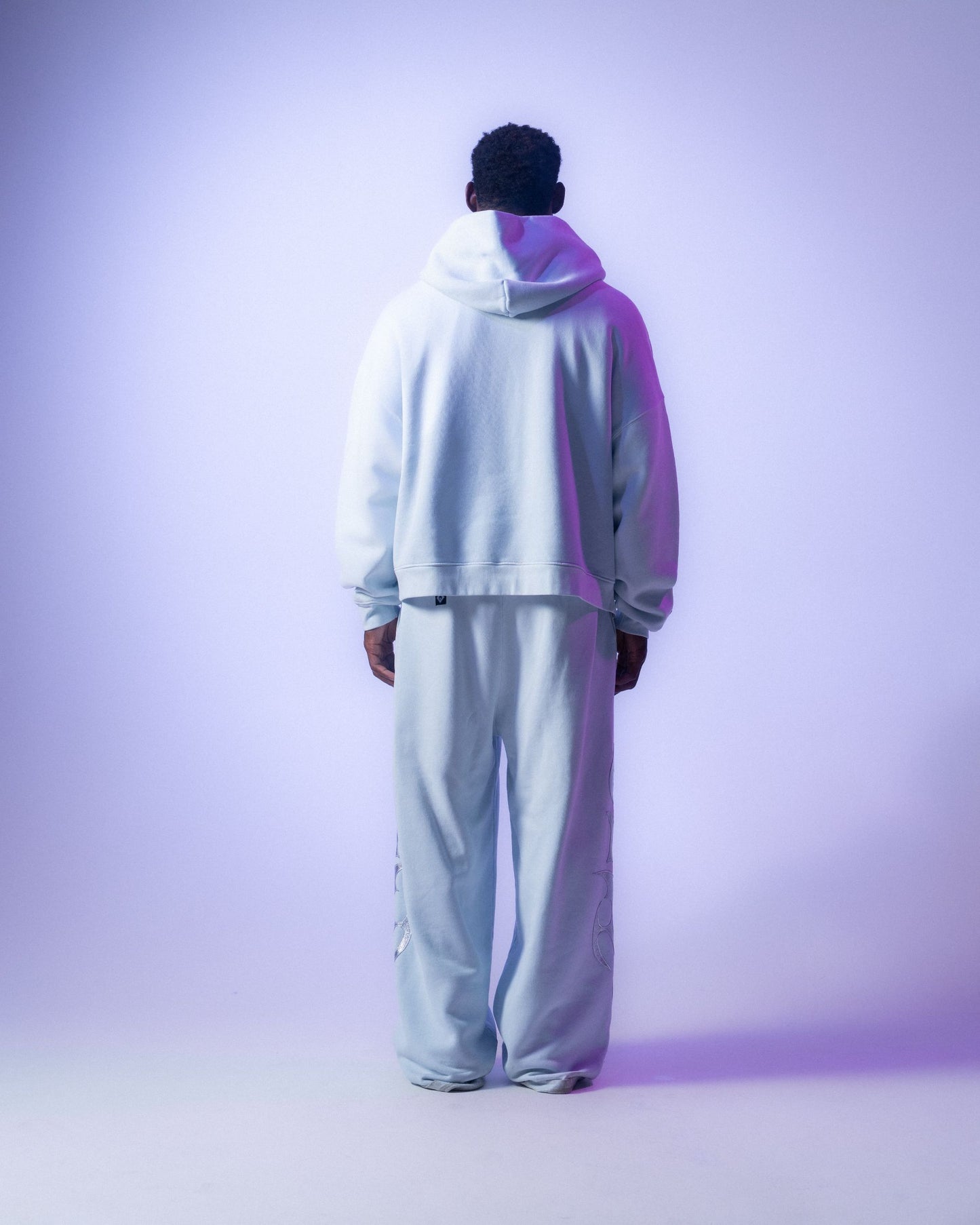 AFI OVERSIZED HOODIE - BABY BLUE