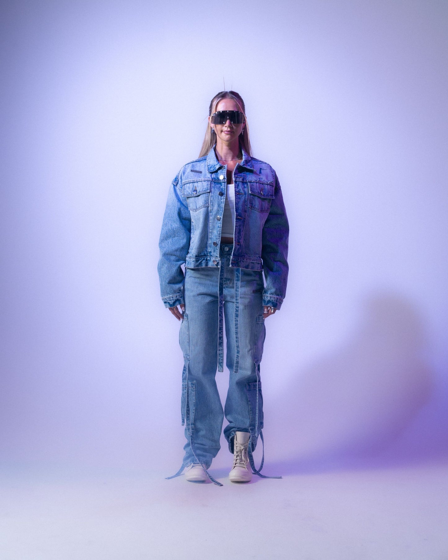 AFI DENIM CARGOS - BLUE