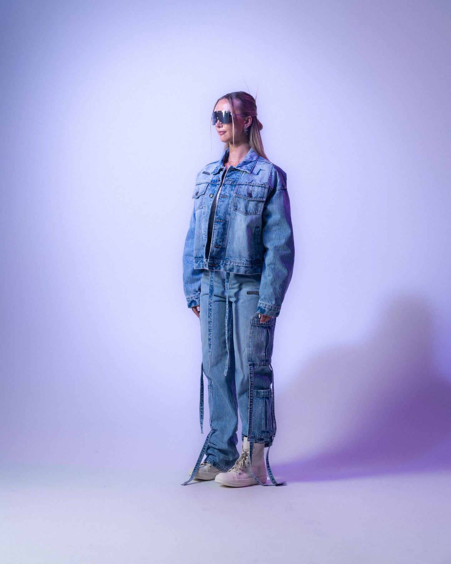 AFI DENIM CARGOS - BLUE