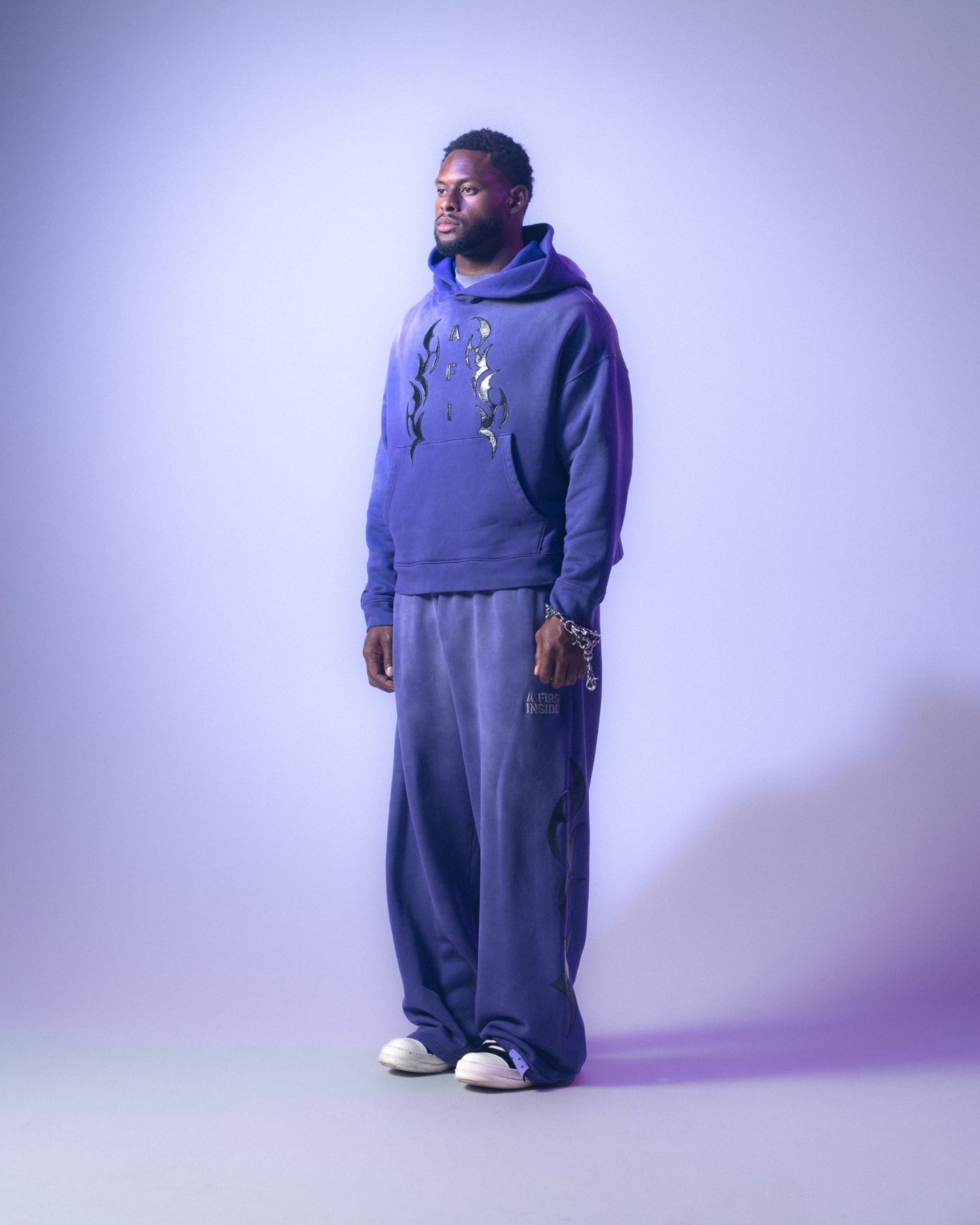AFI OVERSIZED HOODIE - PURPLE