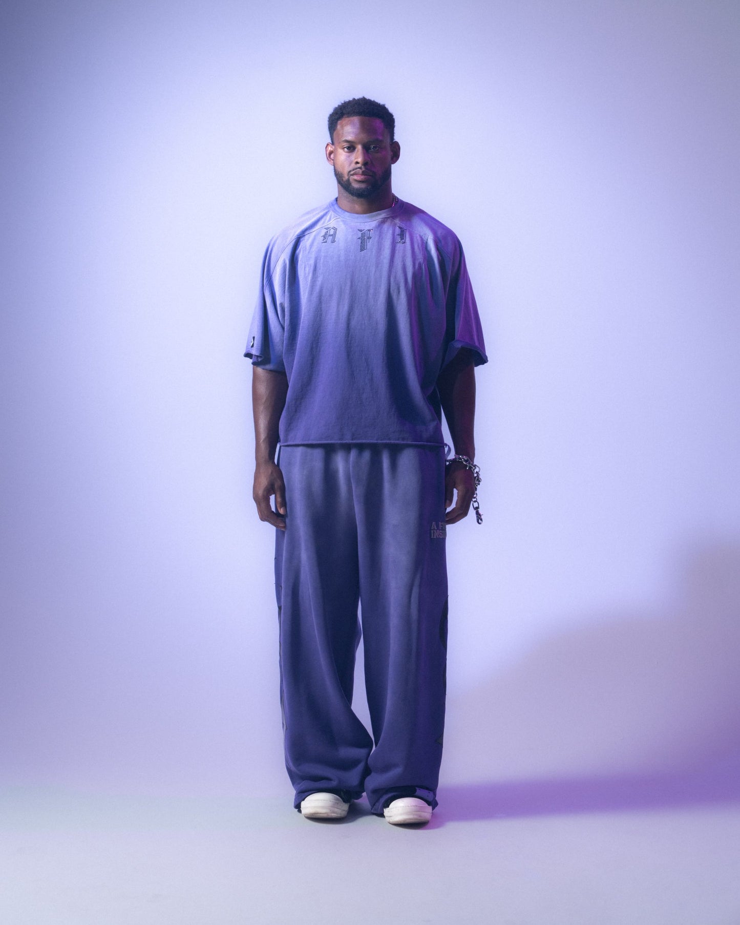 AFI MOCKNECK TEE - PURPLE