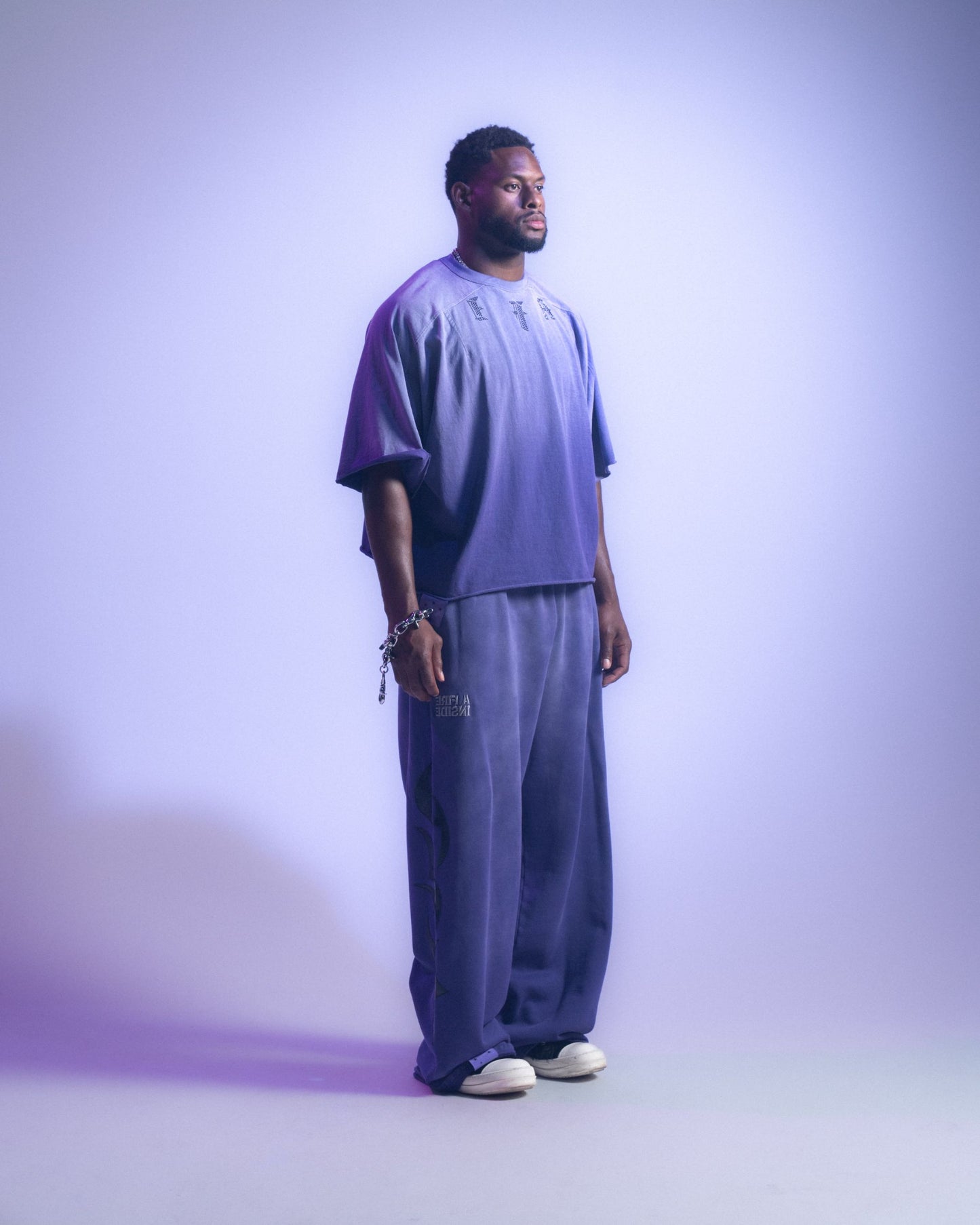 AFI MOCKNECK TEE - PURPLE
