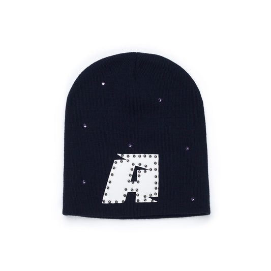 FLAMES BEANIE - BLACK
