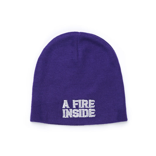 FLAMES BEANIE - PURPLE