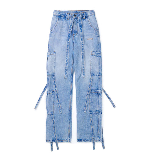AFI DENIM CARGOS - BLUE