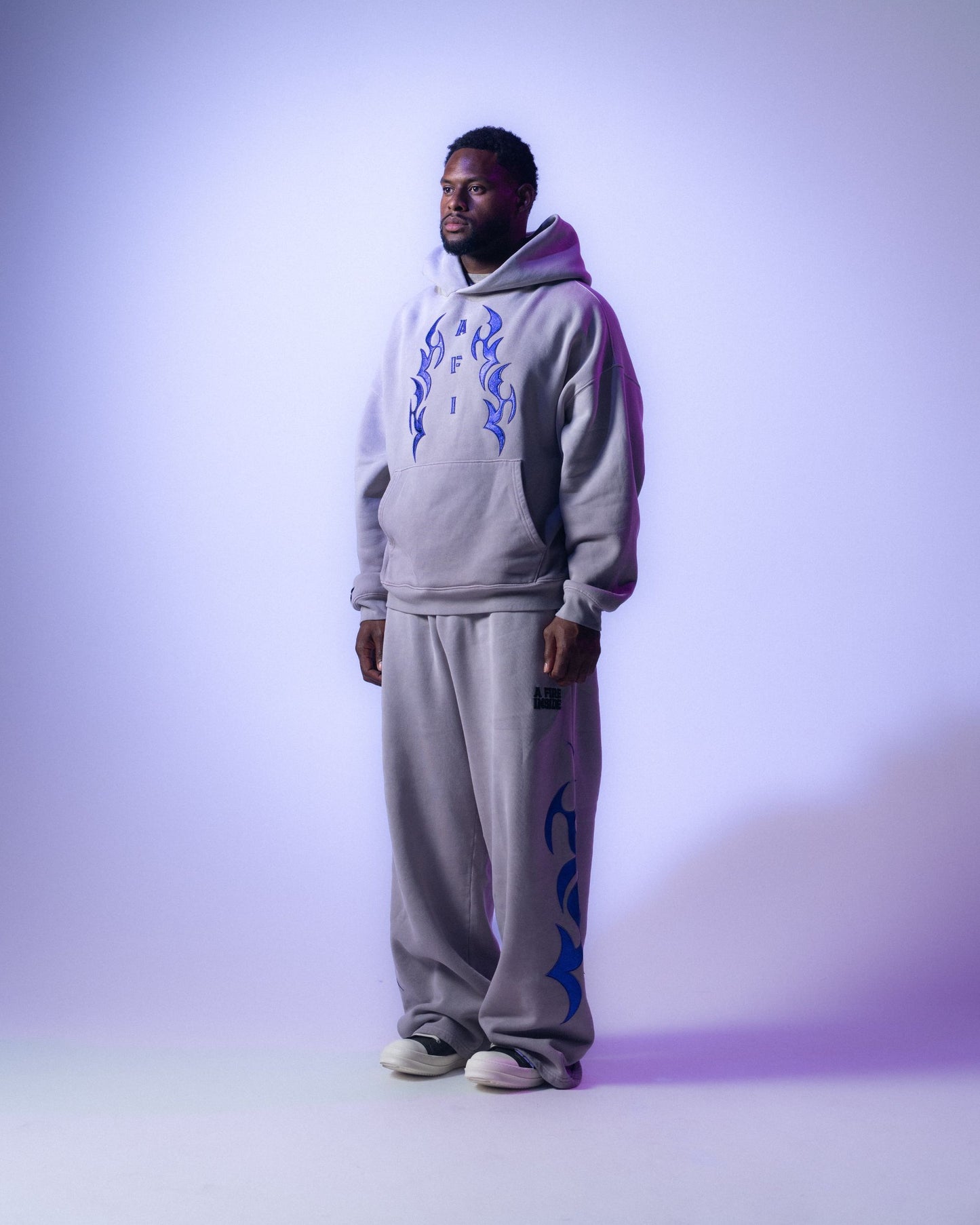 AFI OVERSIZED HOODIE - GREY