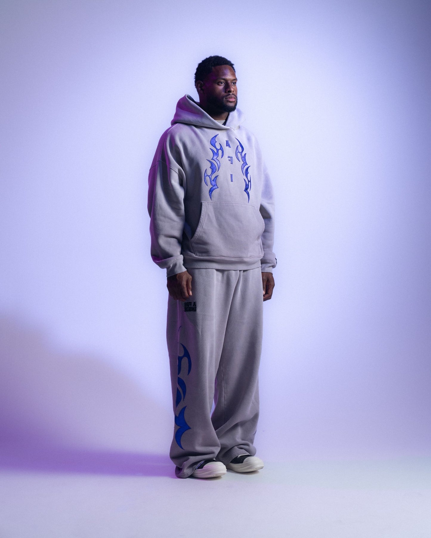 AFI OVERSIZED HOODIE - GREY